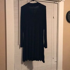 Black Express Choker Keyhole Dress